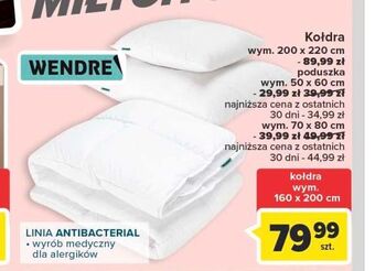 Carrefour Poduszka antibacterial 50 x 60 cm wendre oferta