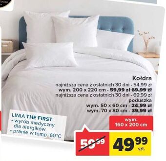 Carrefour Kołdra the first 160 x 200 cm john cotton oferta