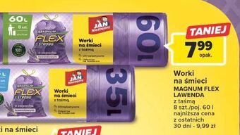Carrefour Worki na śmieci lawenda 60 l jan niezbędny oferta