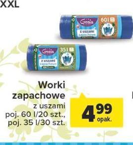 Carrefour Worki na śmieci z uszami 60 l gosia oferta