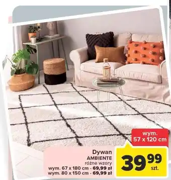 Carrefour Dywan ambiente 57 x 120 cm oferta