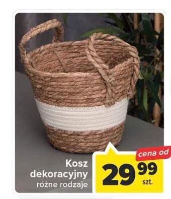 Carrefour Kosz dekoracyjny oferta