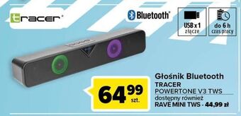 Carrefour Głośnik rave mini tws bt black tracer oferta