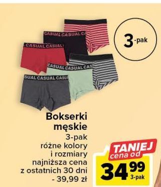 Carrefour Bokserki męskie oferta