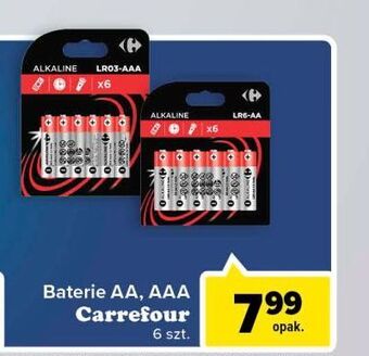 Carrefour Baterie alkaliczne aaa carrefour oferta