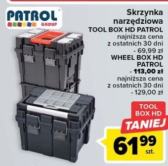 Carrefour Skrzynka narzędziowa toolbox hd patrol oferta