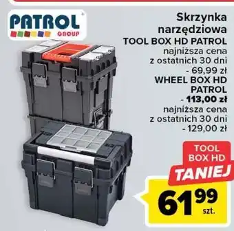 Carrefour Skrzynka narzędziowa wheelbox hd patrol group oferta