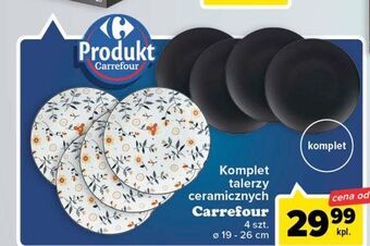 Carrefour Talerze ceramiczne carrefour oferta