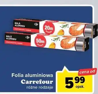 Carrefour Folia aluminiowa 50 m. carrefour oferta