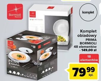 Carrefour Komplet obiadowy prima bormioli rocco oferta