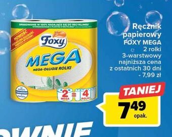 Carrefour Ręcznik kuchenny foxy mega oferta