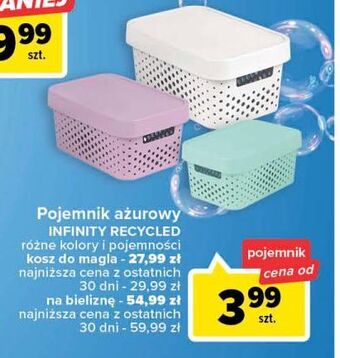 Carrefour Pojemnik infinity recycled 11 l curver oferta