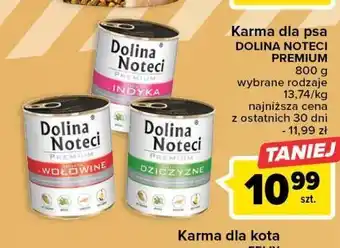 Carrefour Karma mokra dla psa dziczyzna dolina noteci premium oferta