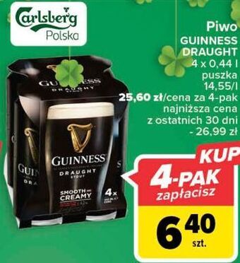 Carrefour Piwo guinness draught oferta