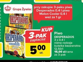 Carrefour Piwo desperados virgin 0.0% oferta
