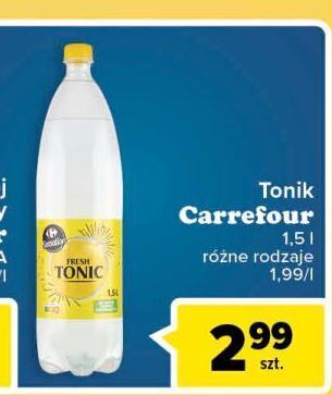 Carrefour Napój fresh tonic carrefour sensation oferta