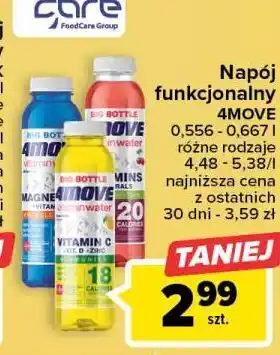 Carrefour Napój witamina c + d zing 4move vitamin water oferta