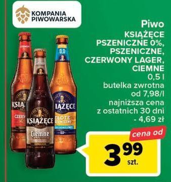 Carrefour Piwo książęce ciemne łagodne oferta