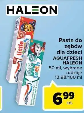 Carrefour Pasta do zębów 3-5 psi patrol aquafresh little teeth oferta