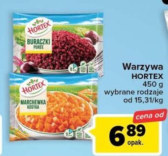 Carrefour Buraczki puree hortex oferta