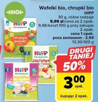 Carrefour Chrupiące gwiazdki z owocami hipp oferta