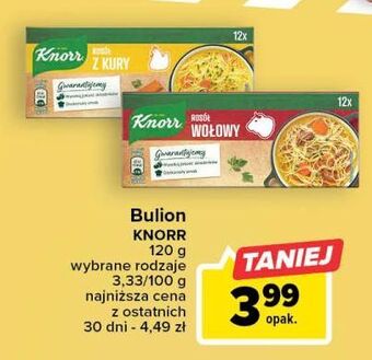 Carrefour Rosół wołowy w kostkach knorr oferta