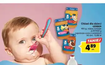 Carrefour Obiadek bukiet jarzyn z cielęciną i kluseczkami gerber oferta