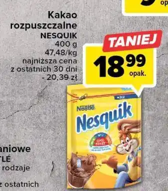 Carrefour Kakao rozpuszczalne nesquik oferta