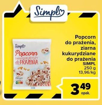 Carrefour Popcorn ziarno do prażenia simpl oferta