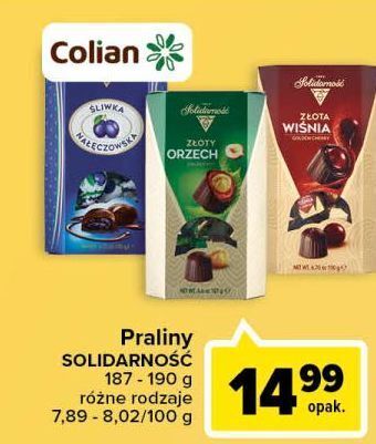 Carrefour Bombonierka solidarność śliwka nałęczowska oferta