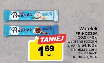 Carrefour Wafelek kokosowy princessa longa oferta