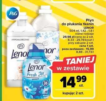 Carrefour Płyn do płukania fresh wind lenor fresh air effect oferta