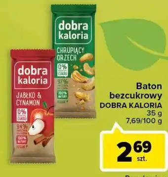 Baton chrupiący orzech dobra kaloria