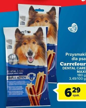 Carrefour Przysmak dla psa triple action carrefour oferta