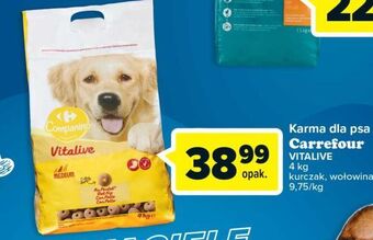 Carrefour Karma dla psa vitalive carrefour companino oferta