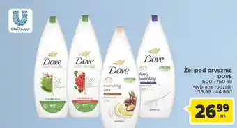 Carrefour Dove żel pod prysznic 600-750ml oferta