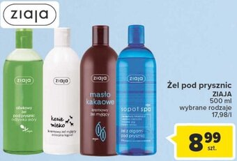 Carrefour Ziaja żel pod prysznic 500ml oferta