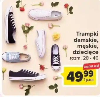 Carrefour Trampki damskie, męskie, dziecięce oferta