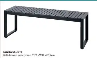 JYSK Ławka Saunte S120 x W42x G35 cm oferta