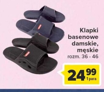 Carrefour Klapki basenowe damskie, męskie oferta