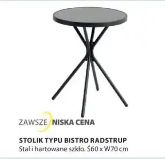 JYSK Zawsze Niska Cena Stolik Bistro Radstrup Ś60 x W70 cm oferta