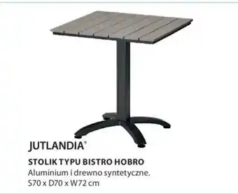 JYSK Jutlandia Stolik typu bistro Hobro S70xD70xW72cm oferta