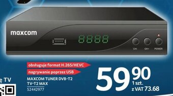 Selgros Maxcom Tuner DVB-T2 TV-T2 MAX oferta