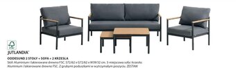 JYSK Jutlandia Oddesund 2 stoły + sofa + 2 krzesła oferta