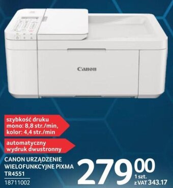 Selgros Canon Urządzenie wielofunkcyjne Pixma TR4551 oferta