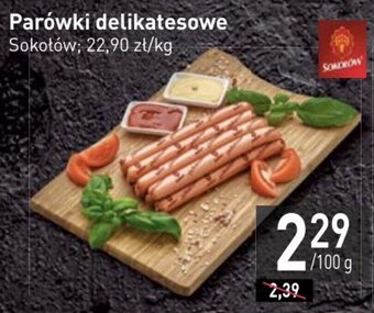 Stokrotka Sokołów Parówki delikatesowe 100g oferta