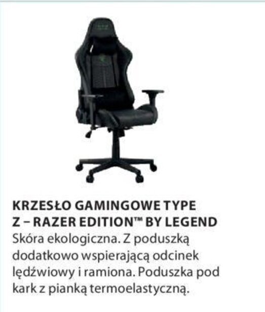 JYSK Krzesło Gamingowe Type Z oferta