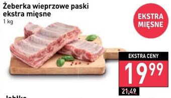 Stokrotka Żeberka wieprzowe paski ekstra mięsne 1kg oferta