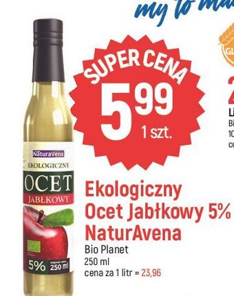 E.Leclerc Ocet jabłkowy ekologiczny 5% naturavena oferta