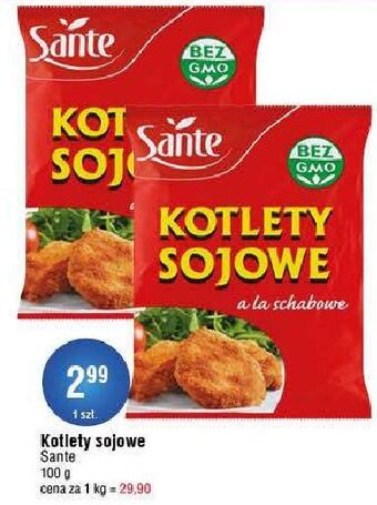 E.Leclerc Kotlety sojowe a'la schabowe sante oferta